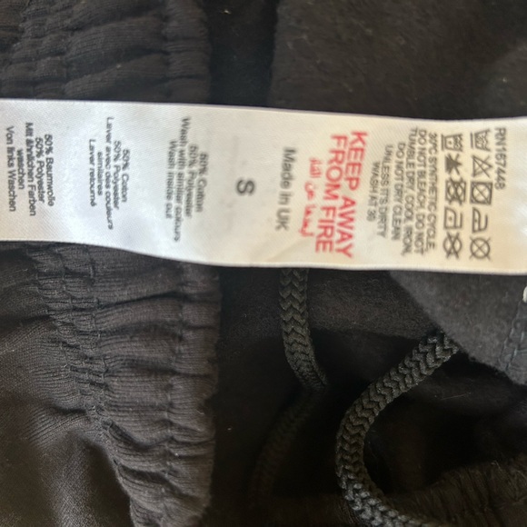 BooHooMAN Men's Roman Oversized Black Joggers NWT - Picture 4 of 9